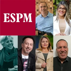 Montagem com fotos dos professores do curso Gestão Inclusiva e Protagonismo da Pessoa com Deficiência