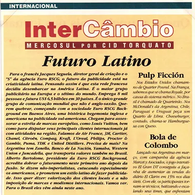 InterCâmbio – Meio & Mensagem