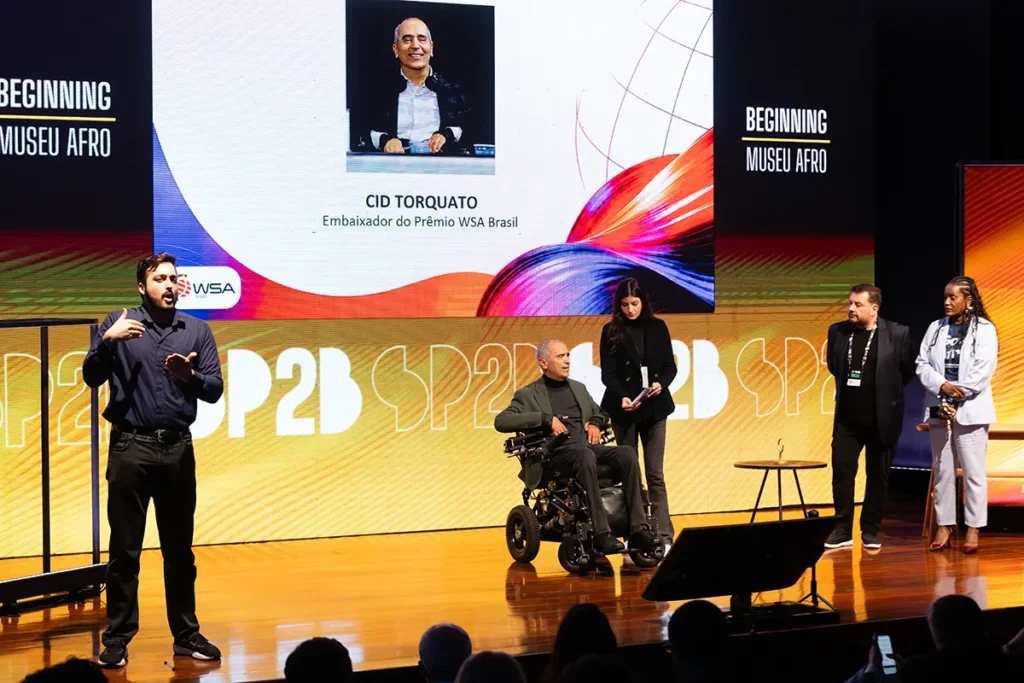Cerimônia de Premiação WSA Brasil 2026 palco